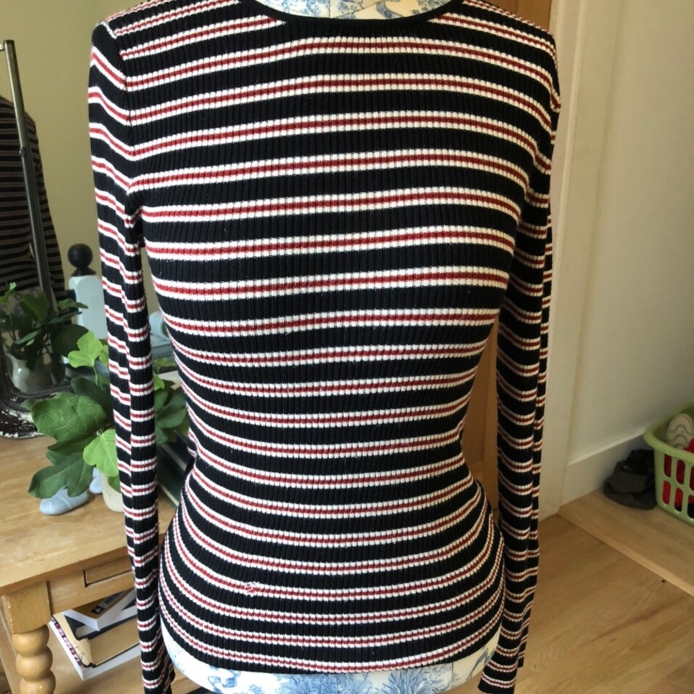 Striped Long Sleeve Top